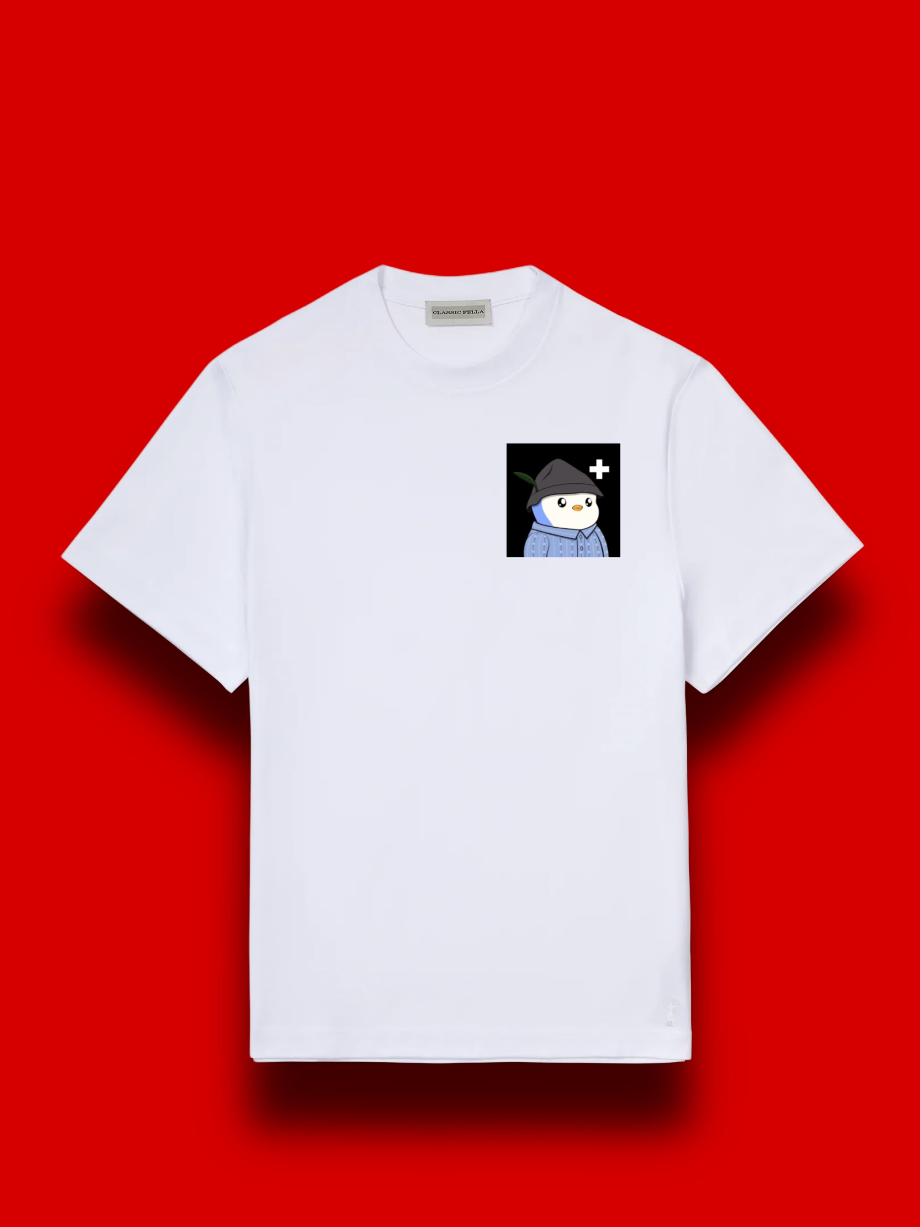 T-Shirt - PudgySwiss White (Chest)